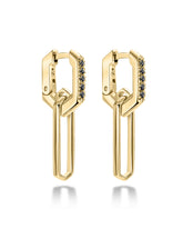 Alex Black Diamonds Long Earrings